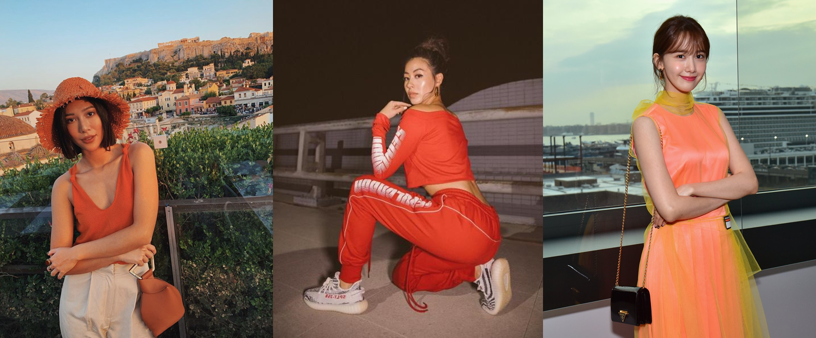 △左至右:Molly Chiang、蔡詩芸、少女時代成員林允兒;credit to Instagram@ molly_chiang 、 tvbs 、 soshi.manuth.life