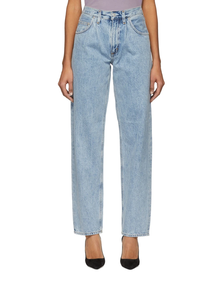 △ Agolde Blue Pleats Baggy Oversized Jeans HK$1,340