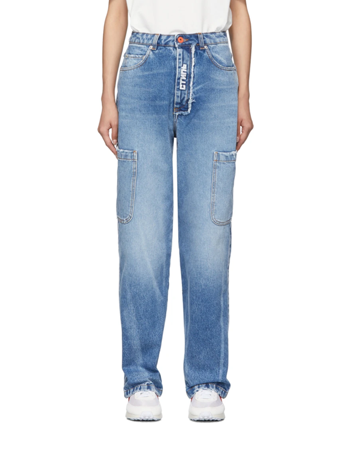 △ Heron Preston Blue Baggy 5Pockets Jeans HK$4,610