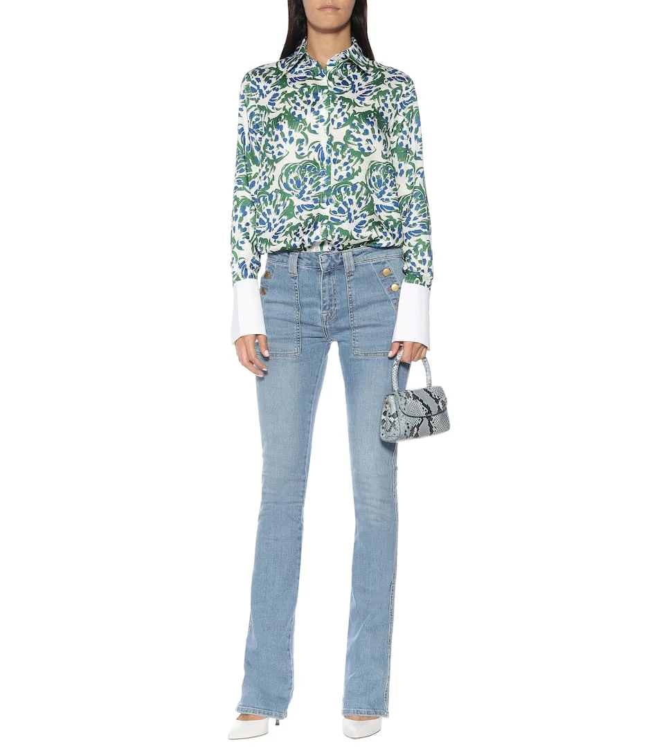 △ VICTORIA BECKHAM Mid-rise Flared Jeans HK$1,900