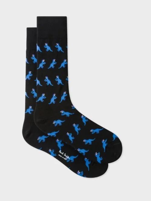 △ Paul Smith Men's Black Small 'Dino' Motif Socks GB£18.00 (~HK$175)
