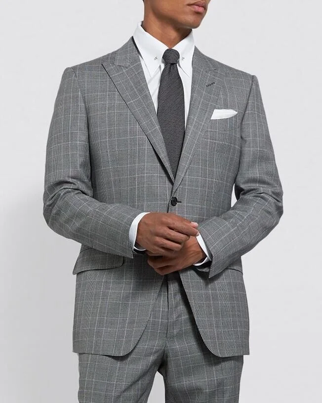△ Tom Ford Plaid Check Suit HK$23,636