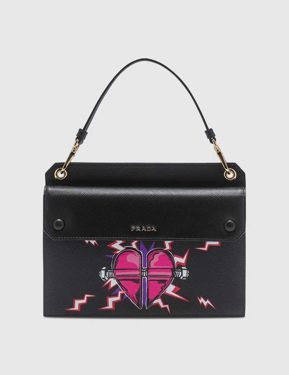 △ Prada Heart Print Leather Bag HK$5,416