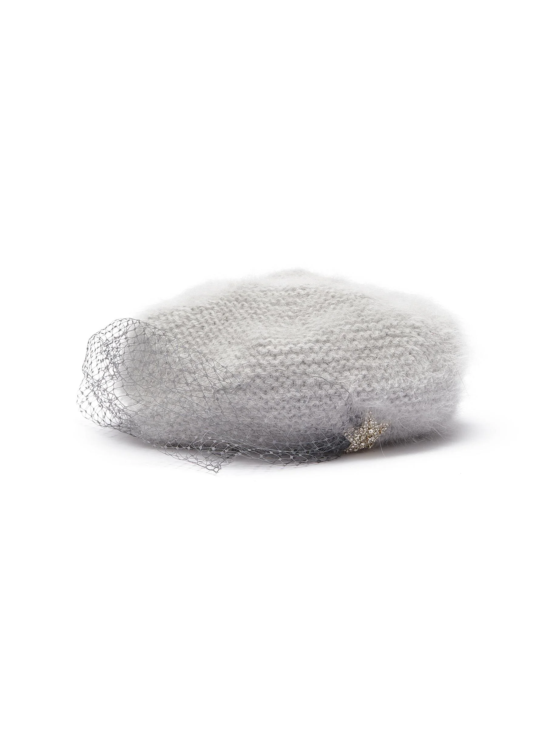 Jennifer Behr Star Embellished Mesh Overlay Knit Beret US$570 (~HK$4,469)