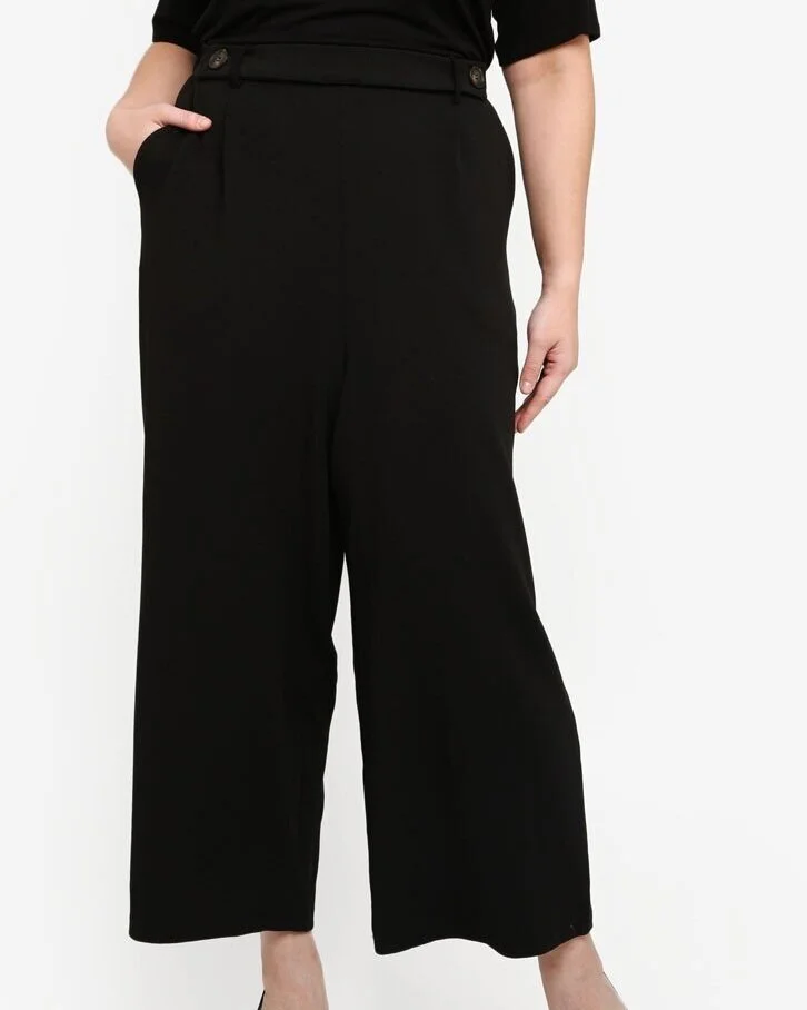 Only CARMAKOMA Plus Size Betty Cropped Wide Pants HK$449