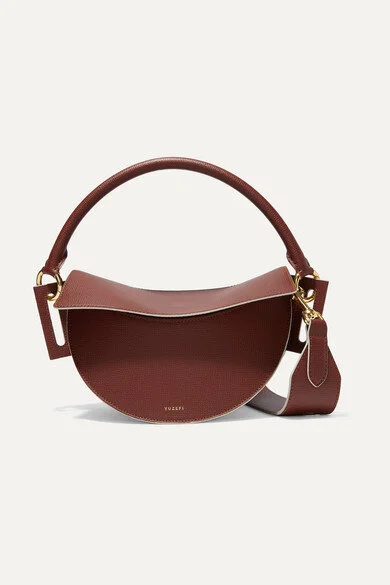 Yuzefi Dip Textured-leather Shoulder Bag HKD$5,640