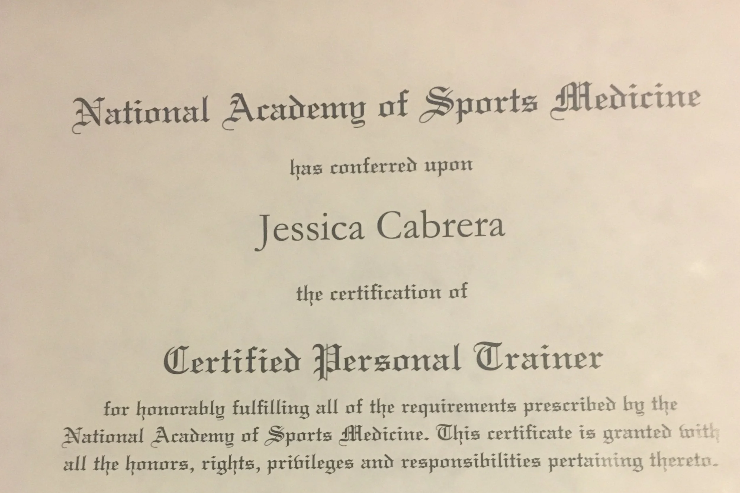 Becoming a Personal Trainer 