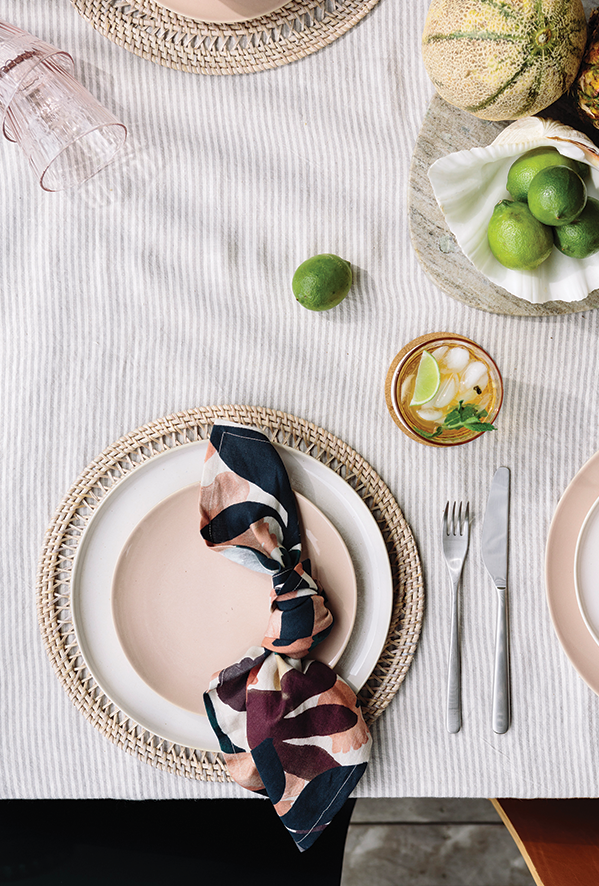 flora styling, blush , shot for homestyle magazine and citta .