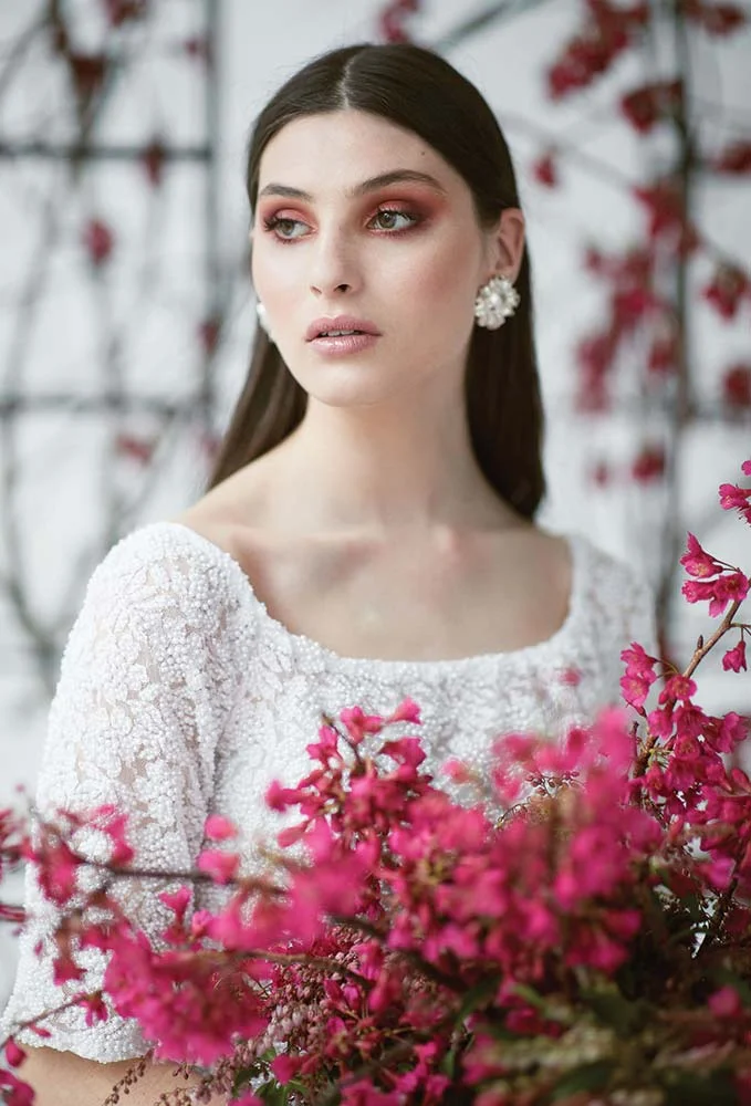 photography, garth badger , fashion styling, greta kenyon , floral styling & set design, kelly Karam , blush , assistants, delena nathuran & coralee stone, makeup, jenny schafer & jo cui at M.A.C Cosmetics , hair, shaiai for stephen marr , models— kieran at n model management , manahou & sophia at 62 models , location, the white room at swan hotel, parnell, shot for together journal.