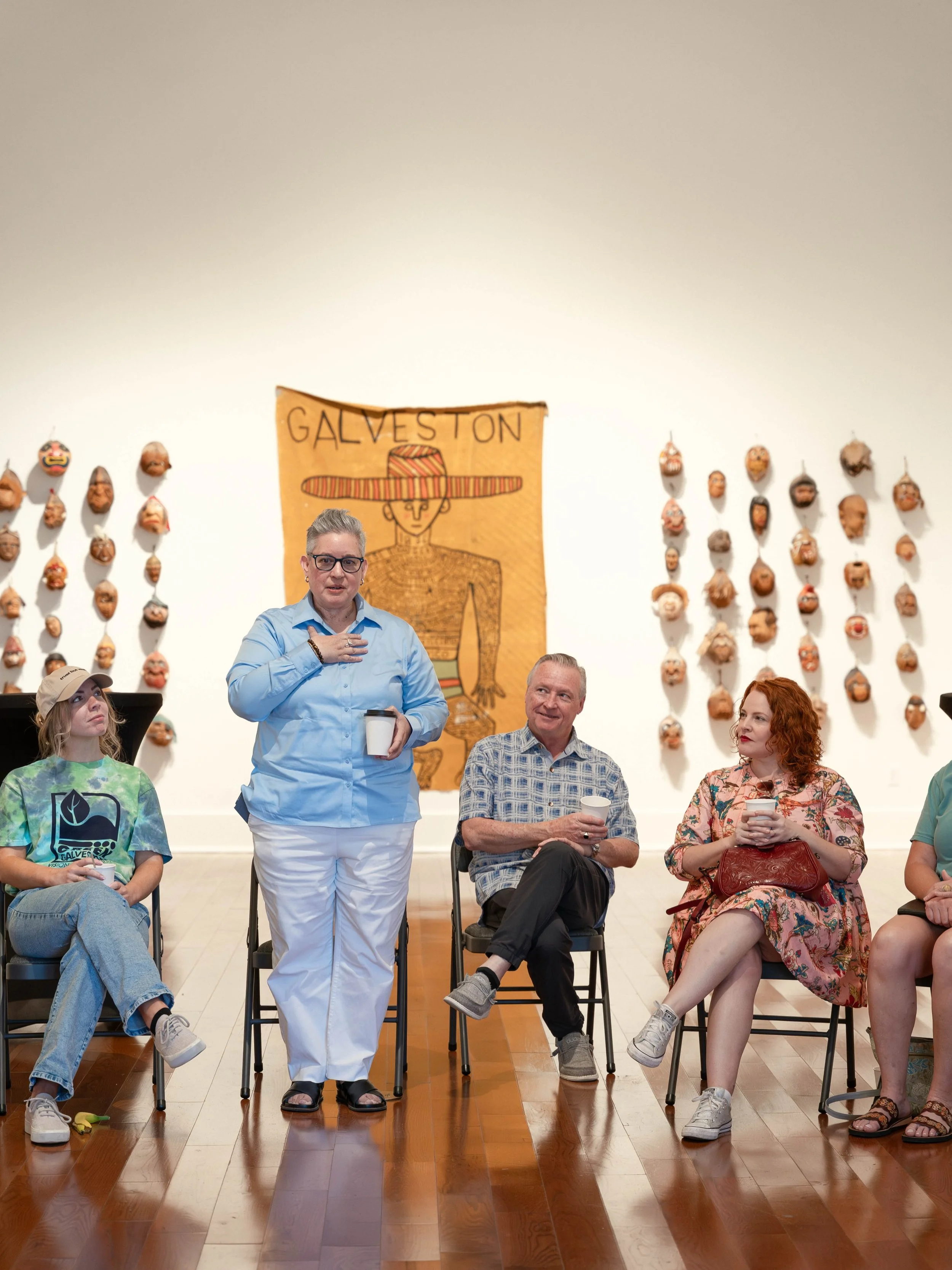 We&rsquo;ll have the coffee ready for you, thanks to @modcoffeehouse, at this Friday&rsquo;s Coffee with Creatives &amp; Conveners, May 15, 9AM - 10AM at GAC. 

If you&rsquo;re looking to immerse yourself in Galveston&rsquo;s creative community, Coff
