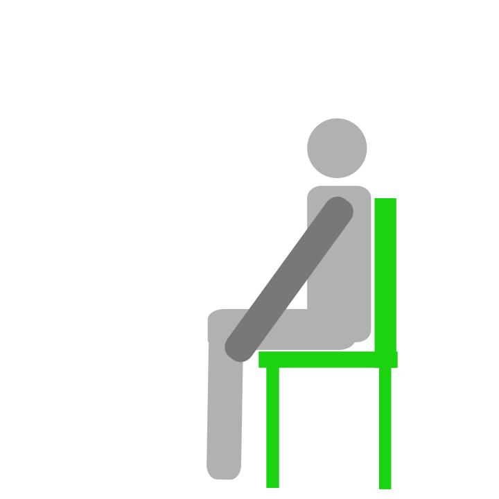 A heating chair that makes users stand up as the temperature gets hot.
