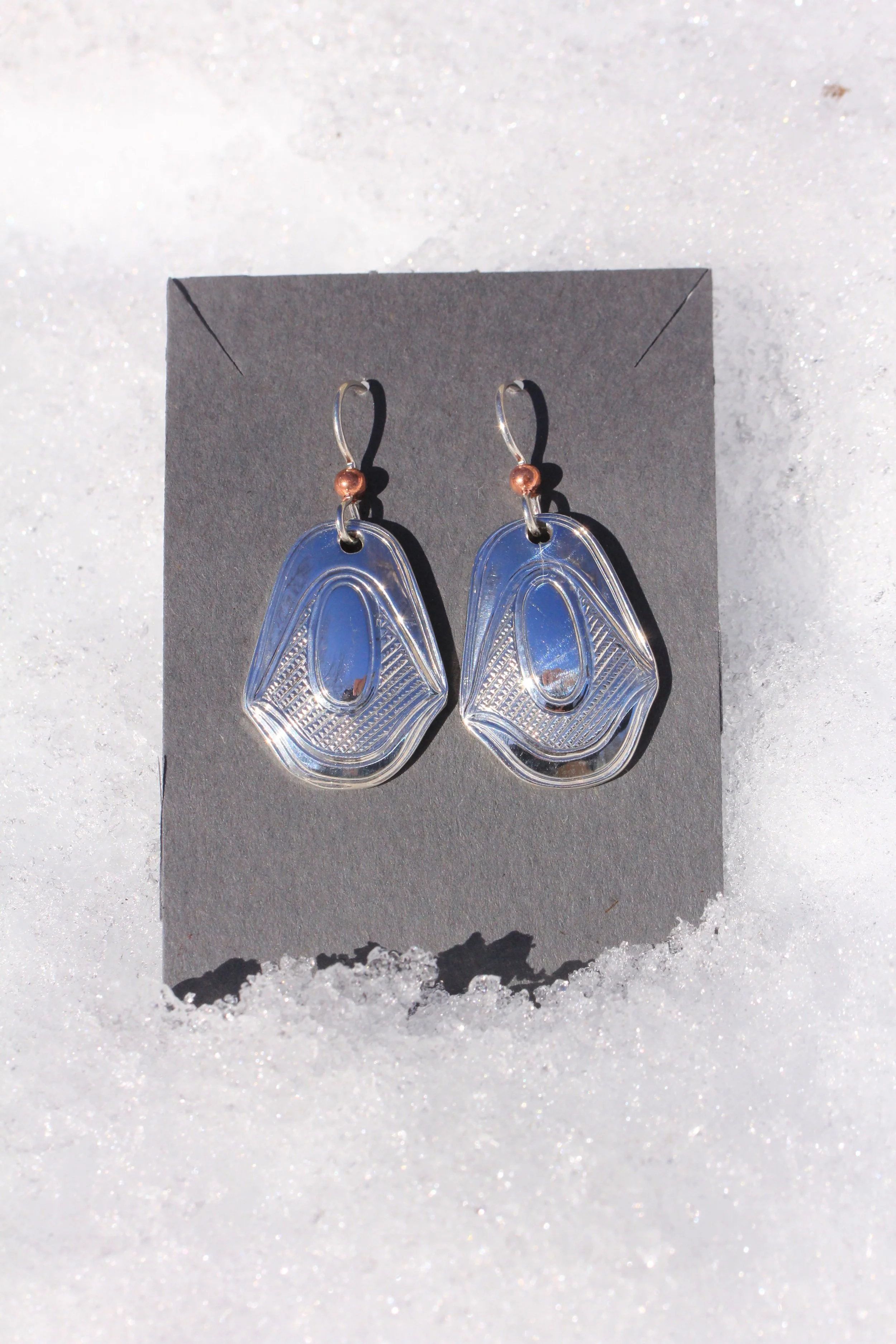 Formline Eye Earrings