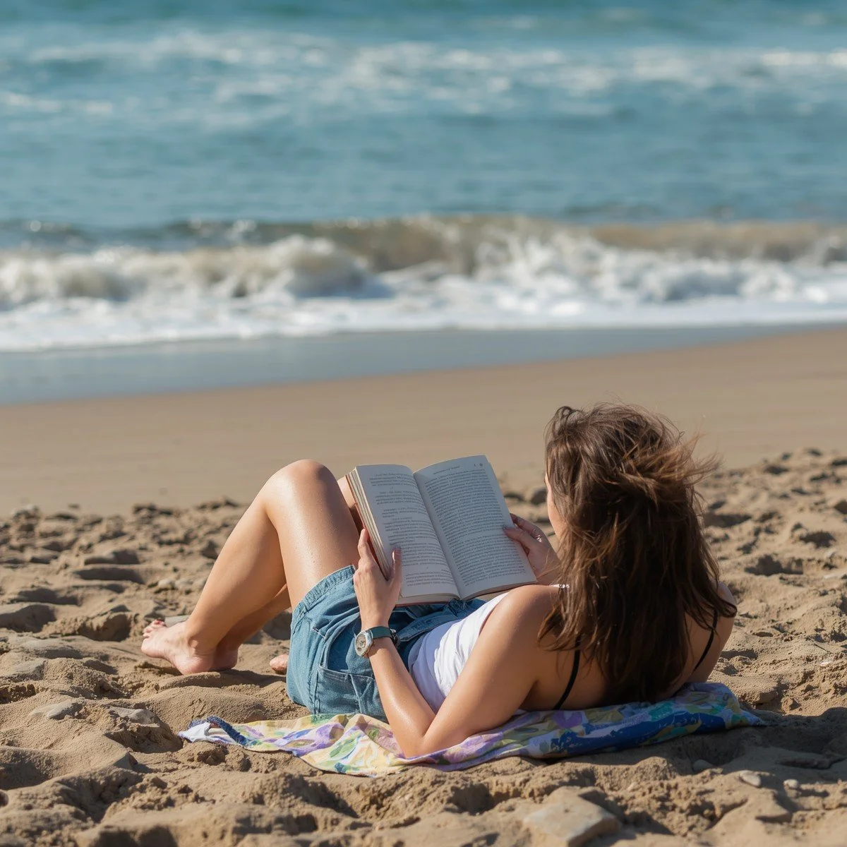 Reading on the beach .jpg