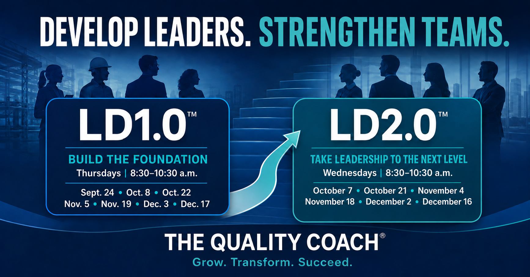 Fall Leadership Development Opportunities at TQC