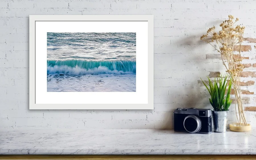 aqua - 16 x 8 - white frame.jpg