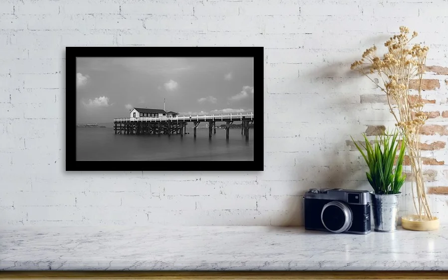 pier-noir-16 x 8-wall-art-decor-print-room-decoration-framed-fine-art-photography-pier-black-white-crissy-field-san-fancisco-california .jpg