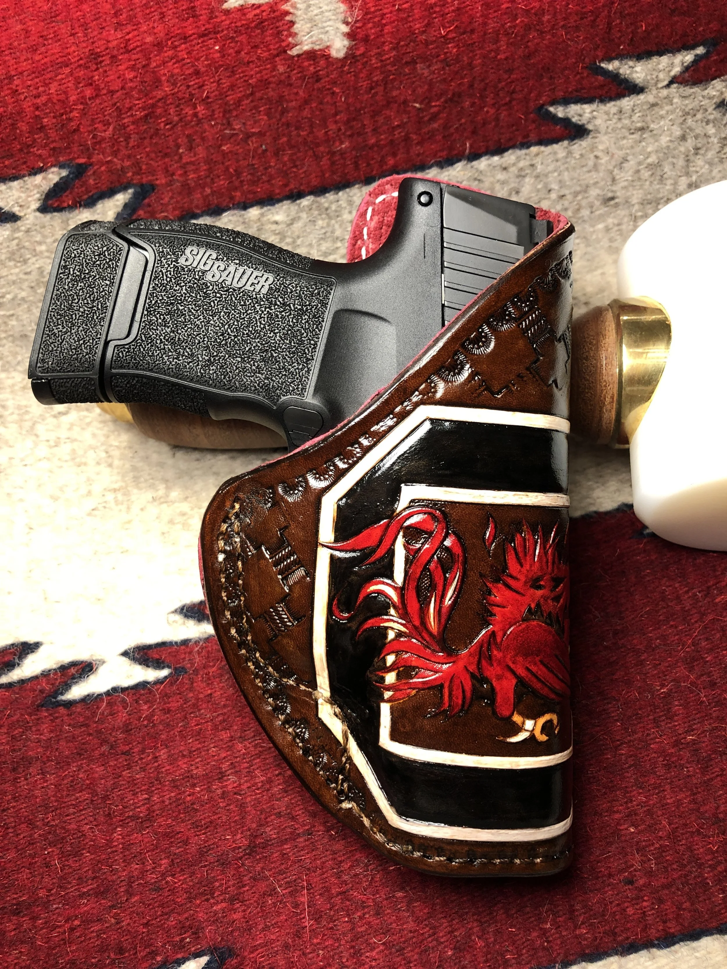 SIG P365 9mm Holster - GAMECOCKS!