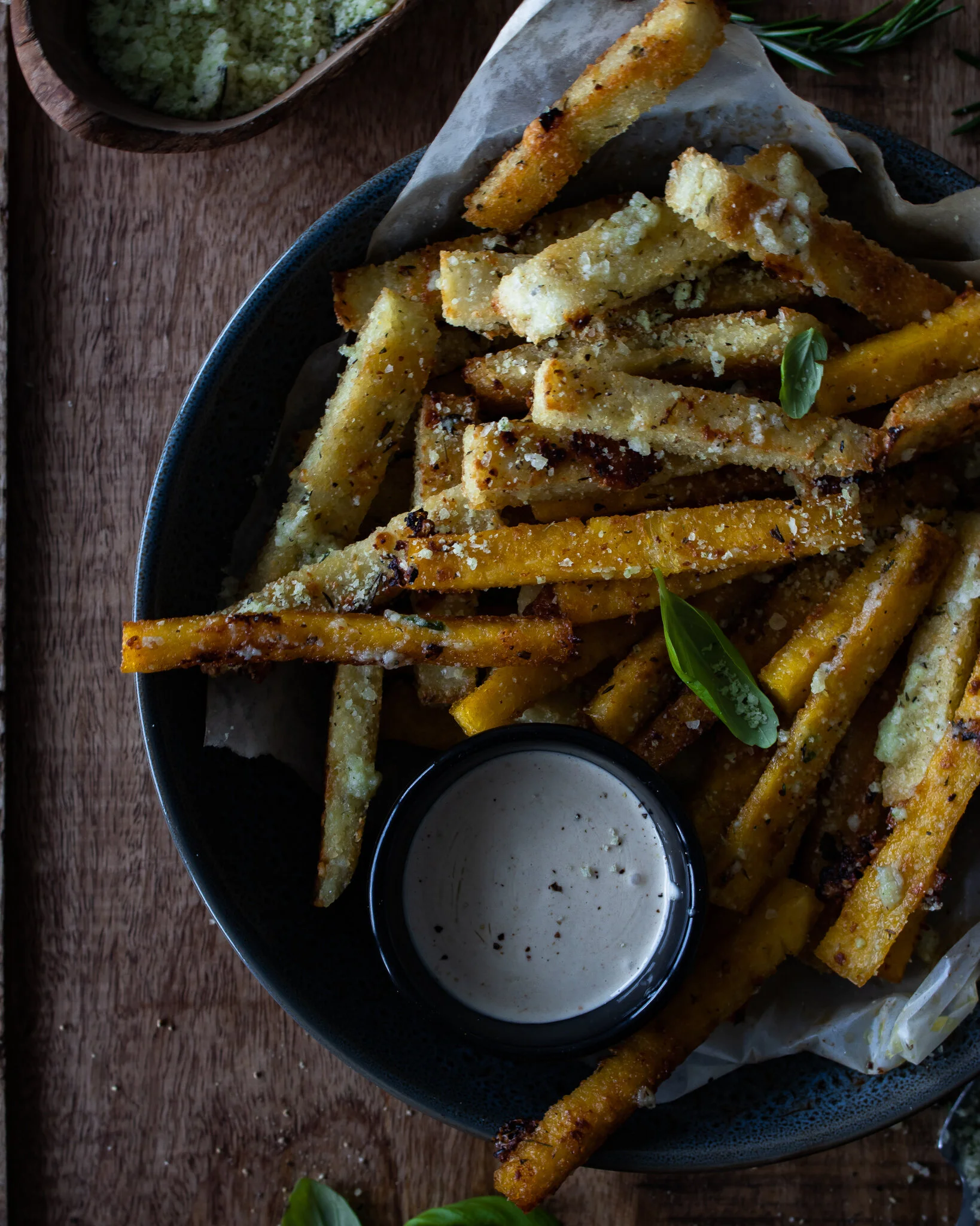 Parmesan + Herb Polenta Fries