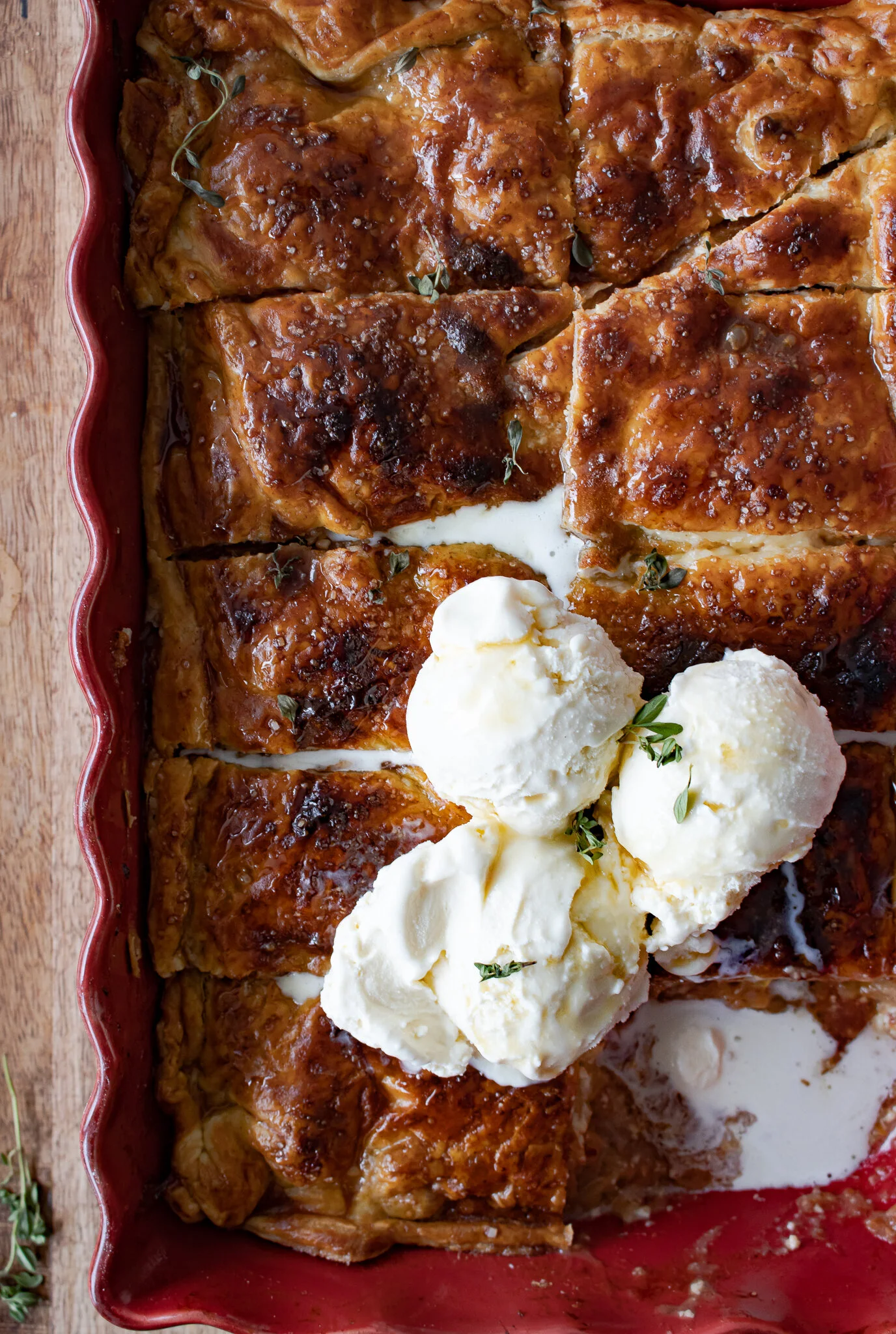 Apple + Bourbon Pandowdy