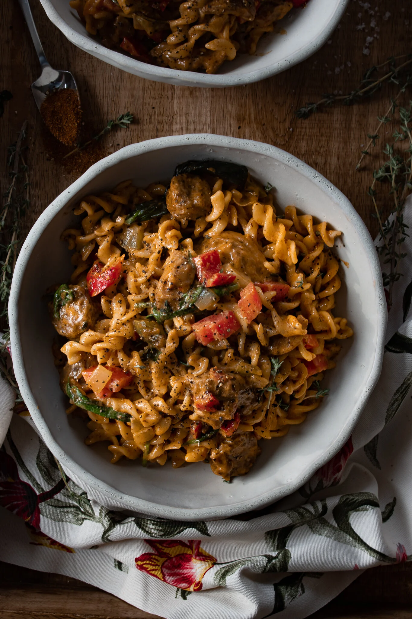 Cajun Chicken and Sausage Pasta