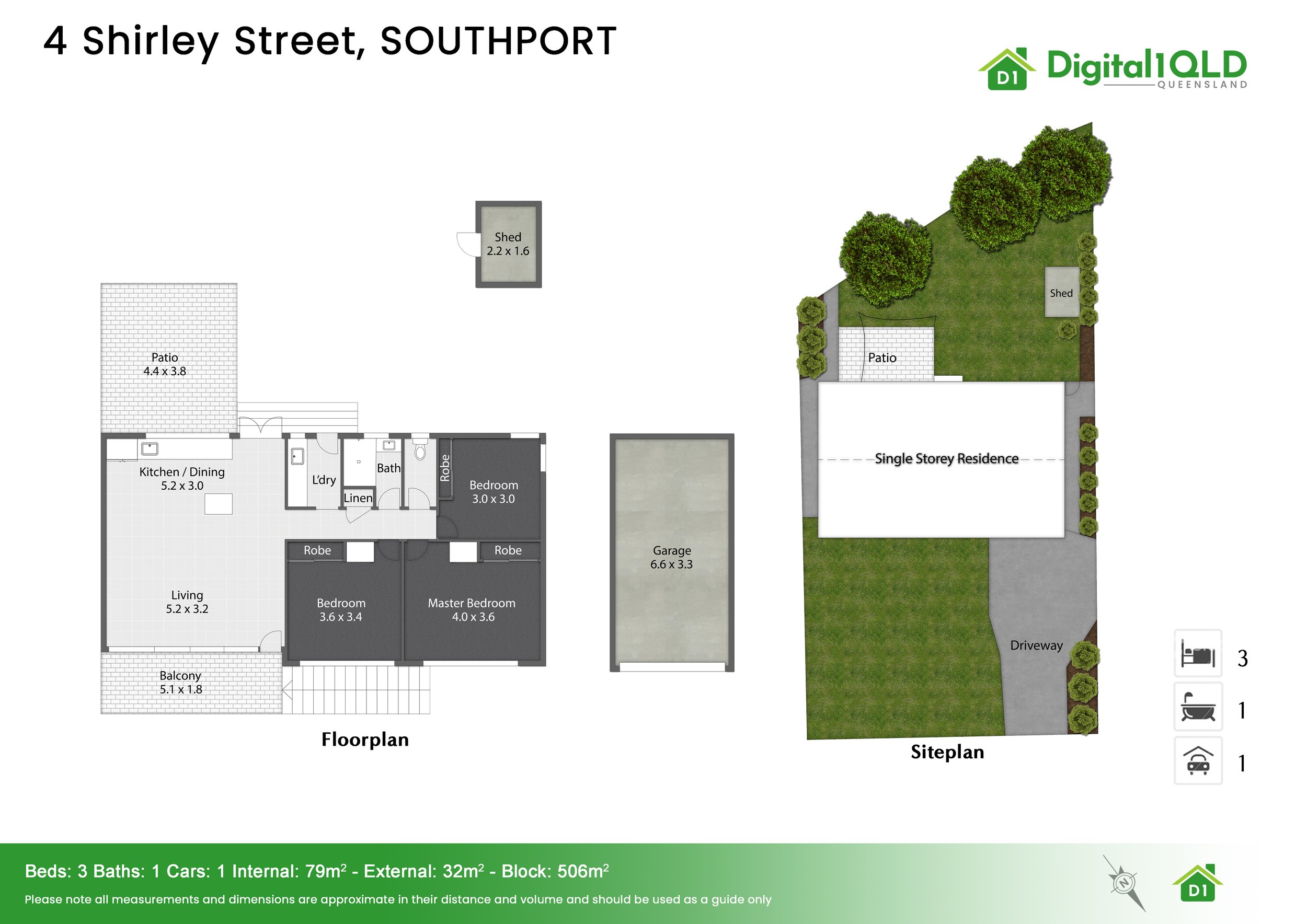Floorplan for 4 Shirley Street