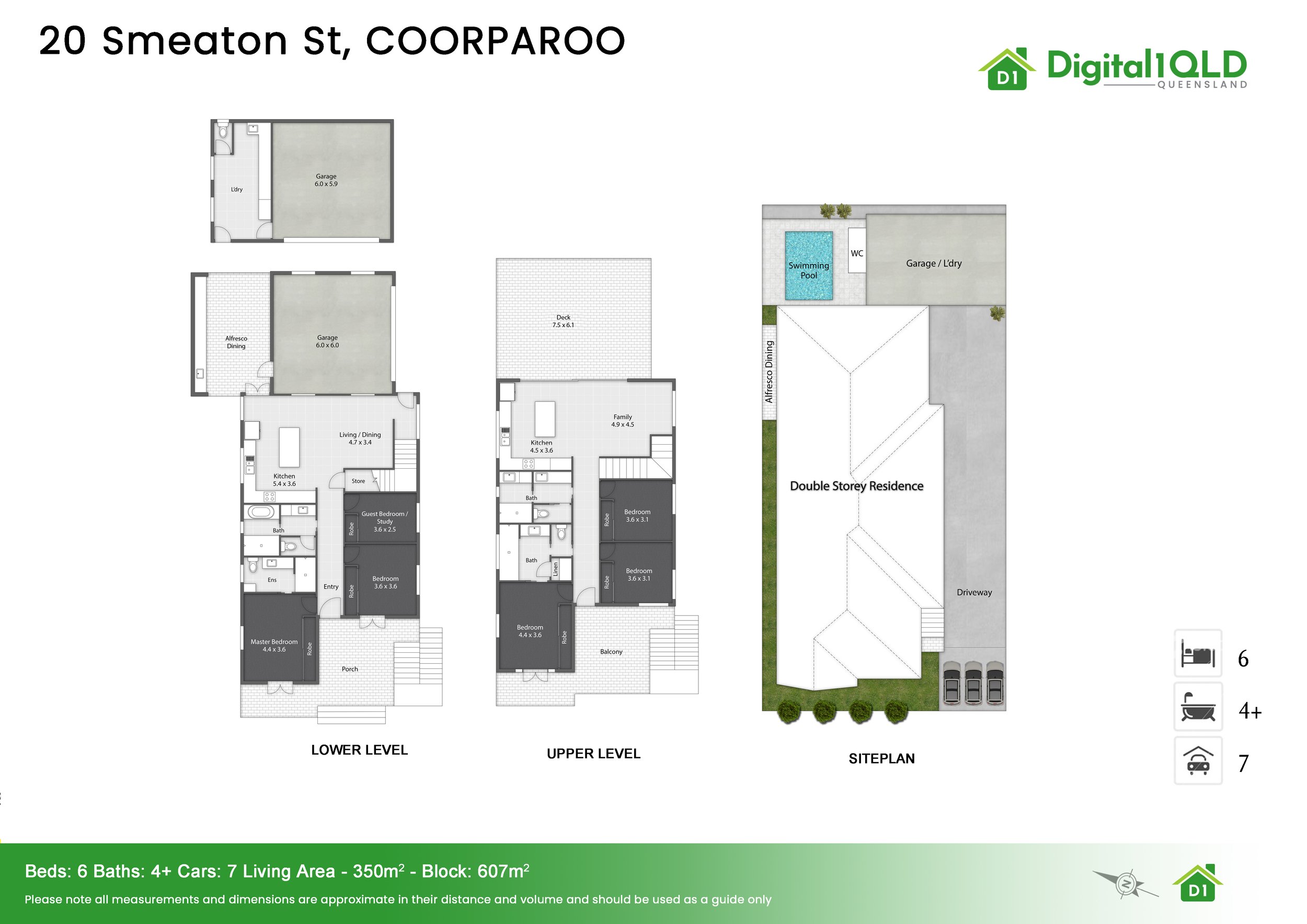 Floorplan for 20 Smeaton Street, Coorparoo done by Digital 1 QLD