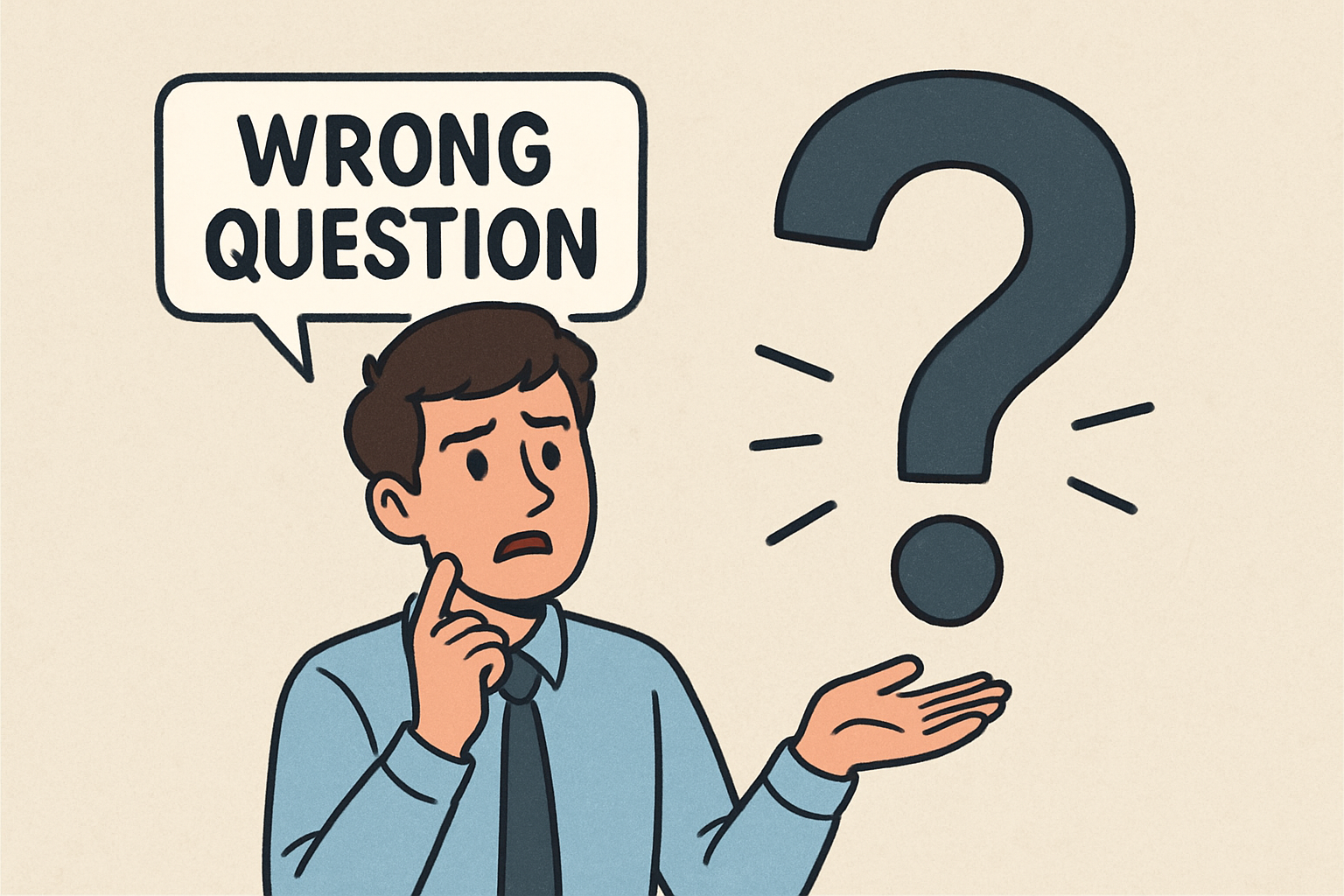 Answering the wrong question