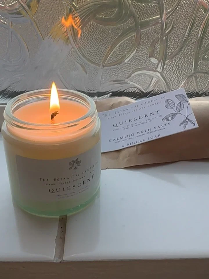 First Attenborough Nature Reserve then Shipley Park with five hounds 🐶 🐶🐶🐶🐶🐾 now it&rsquo;s TLC time for me with bath salts &amp; candle from @thebotanicalcandleco 🙏 Thank you @hollyphotobooth for this beautiful birthday gift 🙏❤️ #tlc #calm #