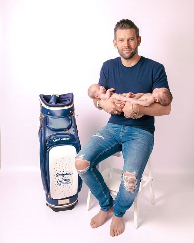 Happy Fathers day @chrisryangolf 💙💙.
.
Chris. You are our person. From the 1st time I told you I couldn't have children naturally and you didn't even bat an eyelid, I knew you were special. You said we'd tackle it together when we were ready and we