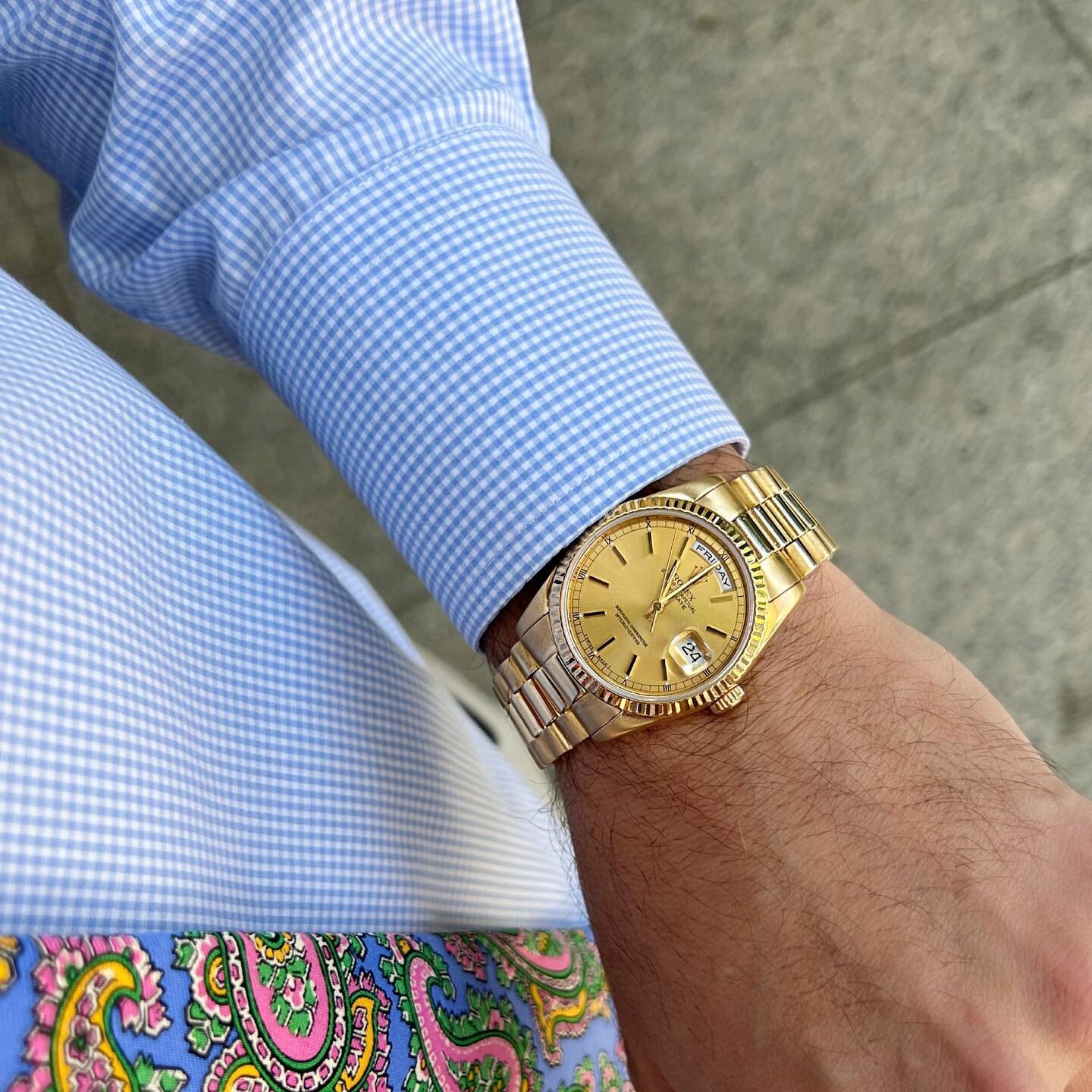 Never a dull day with @rolex