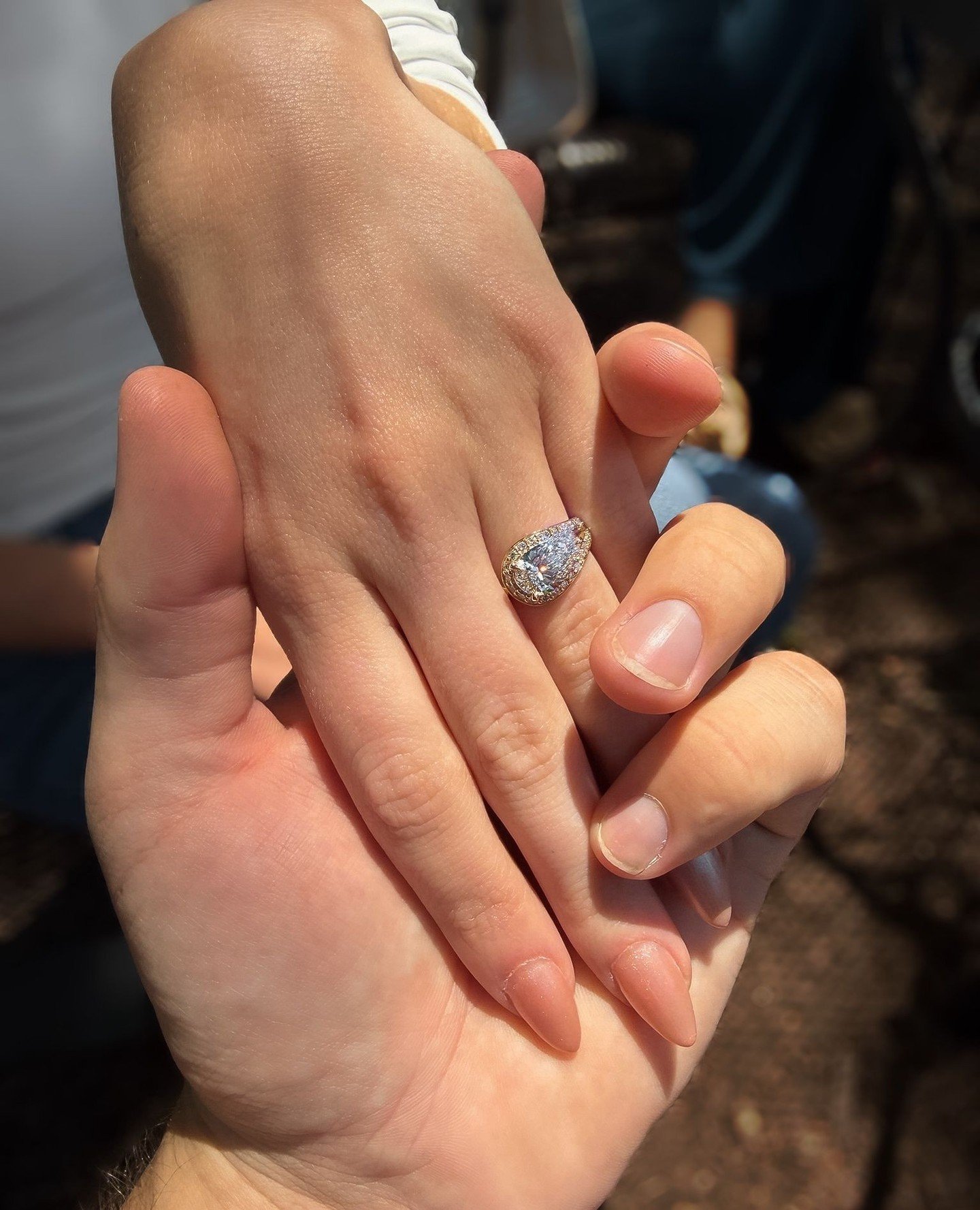 June is officially engagement season ✨⁠
⁠
There&rsquo;s something timeless about a ring that feels uniquely yours. This custom design setting brings together classic elegance with just enough nuanced detail to make a statement.⁠
⁠
Thank you for trust