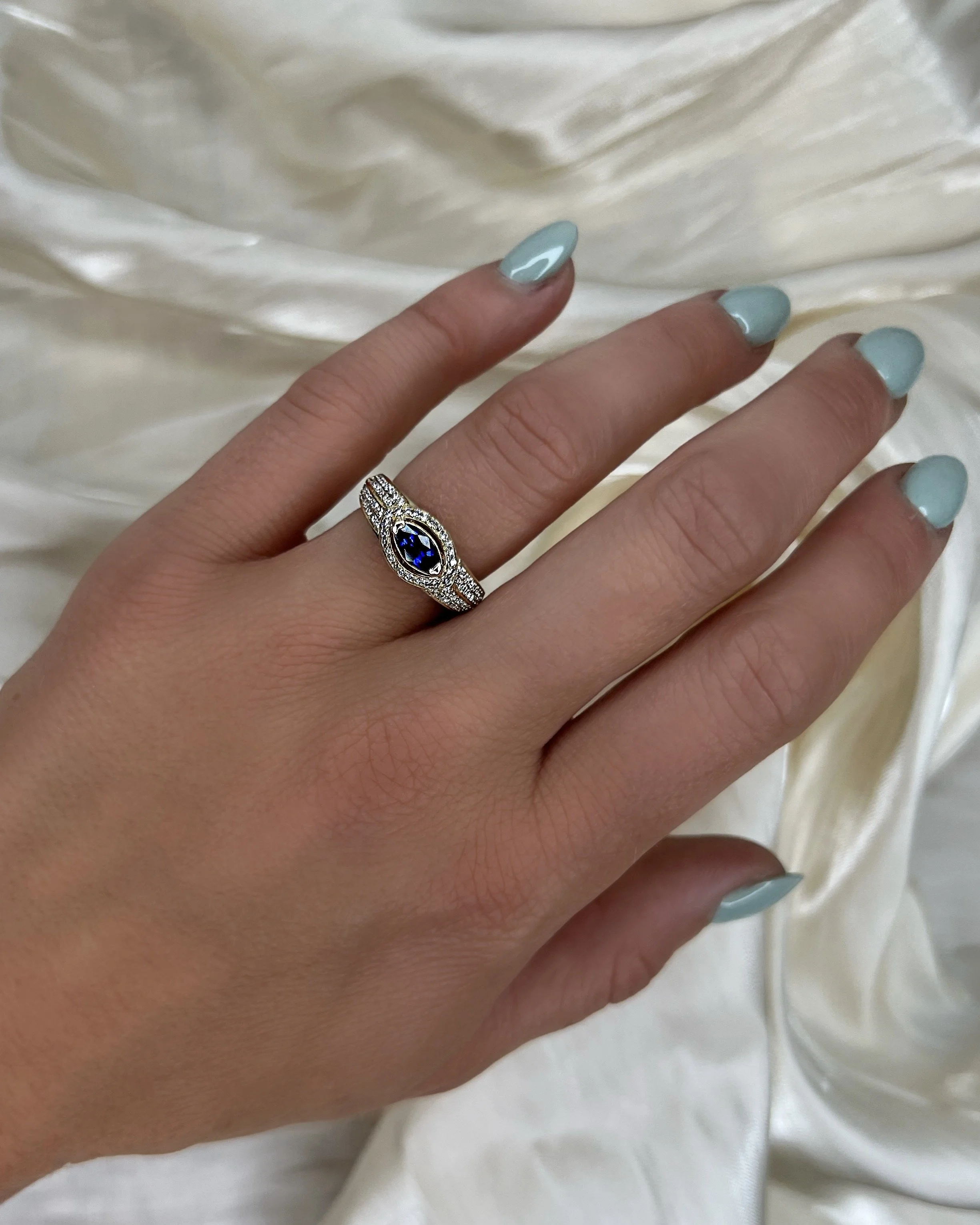 Sapphire Diamond Ring Levian