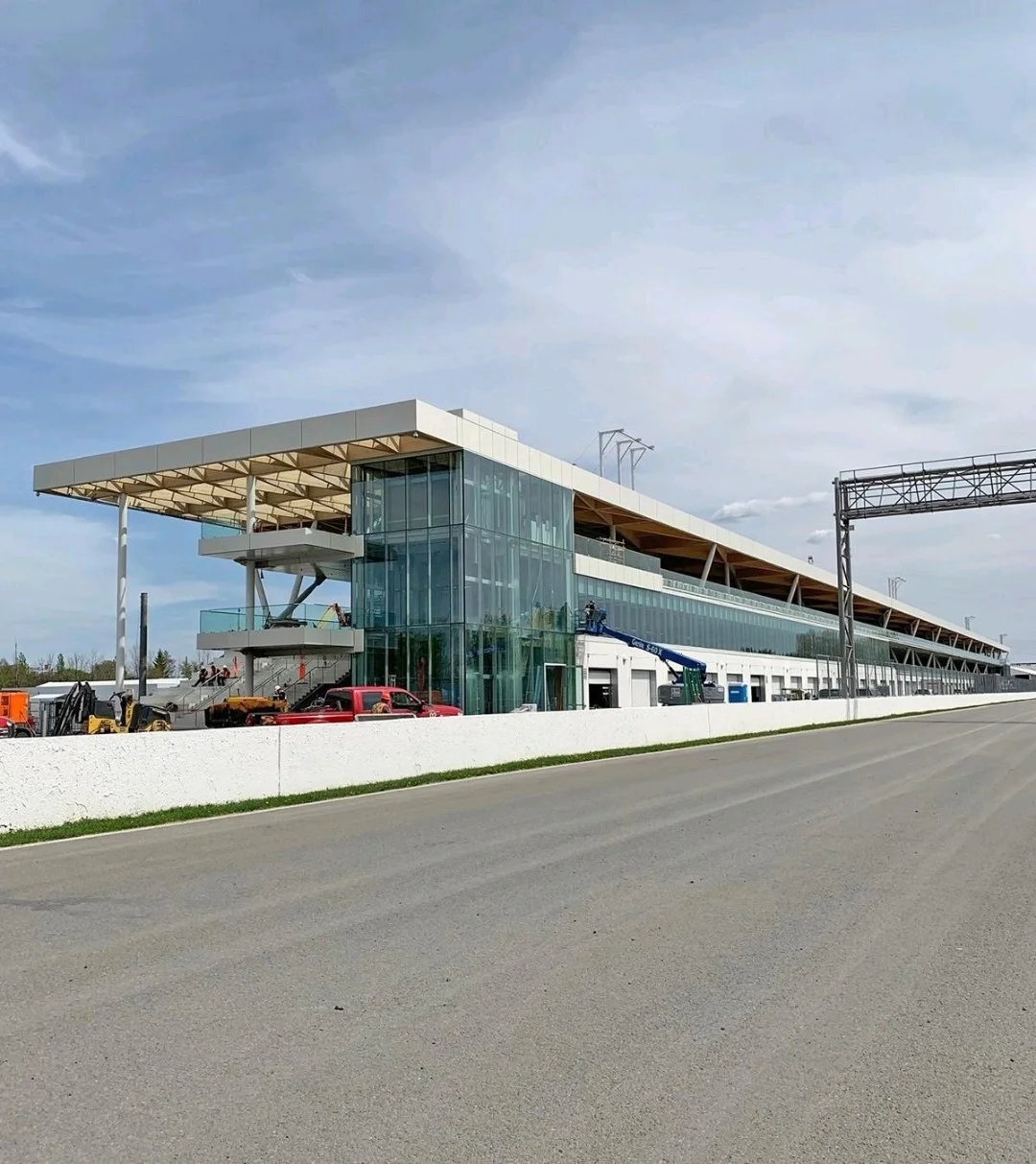 GPS dans les paddocks du circuit Gilles Villeneuve