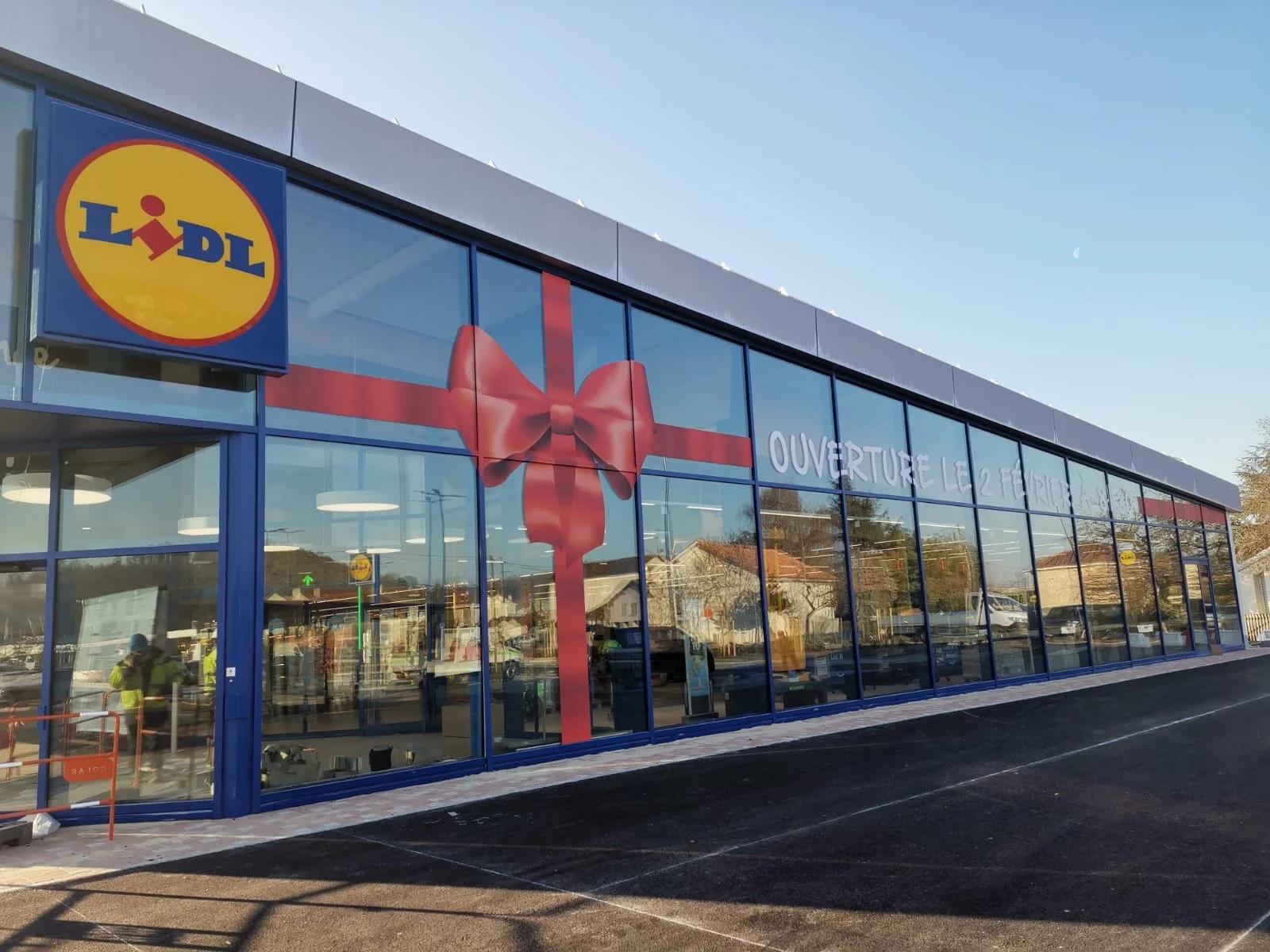 Protection solaire et protection anti-effraction pour le Lidl de Trélissac