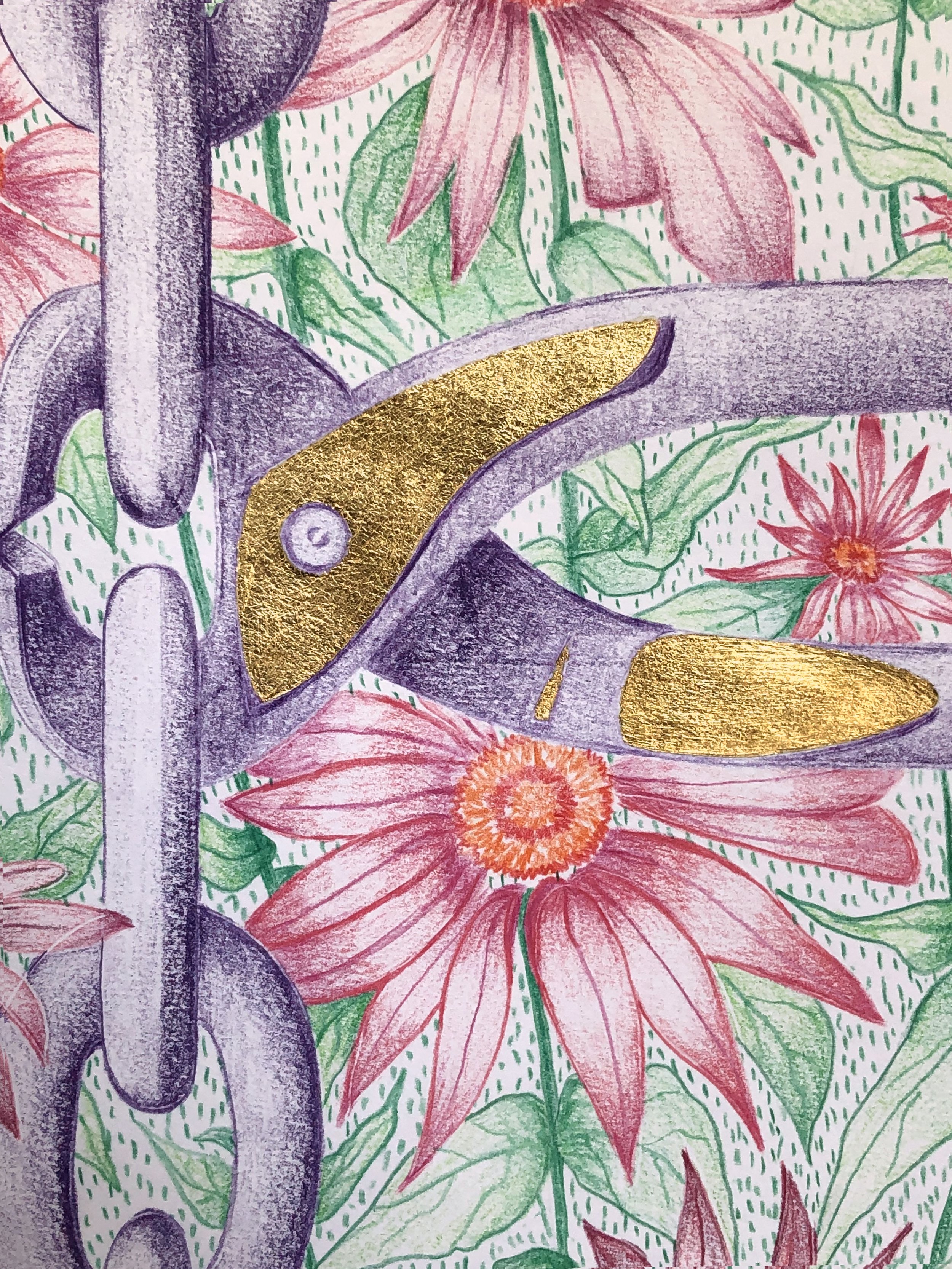 Cutting Through (Detail), 2024