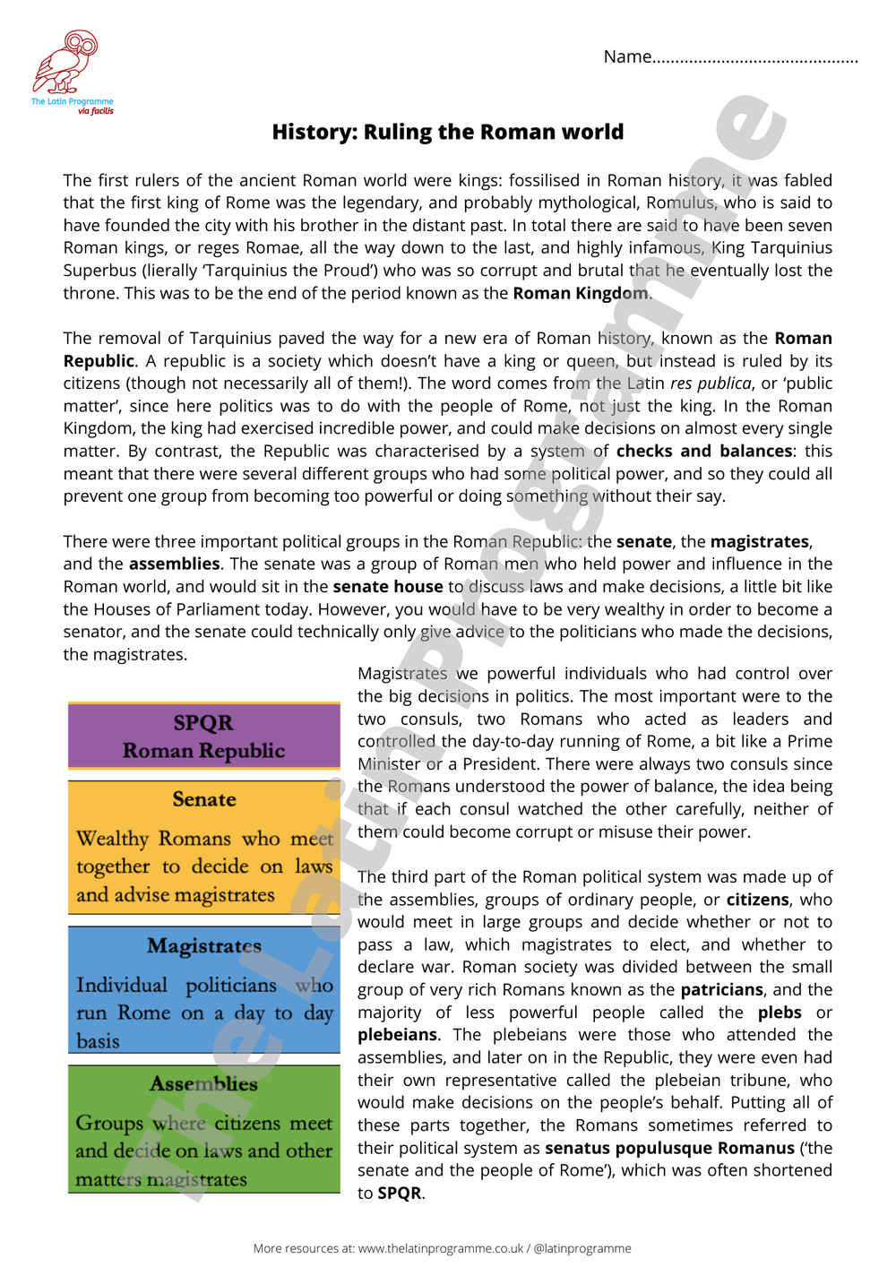 free and low cost latin language worksheets to download the latin programme via facilis
