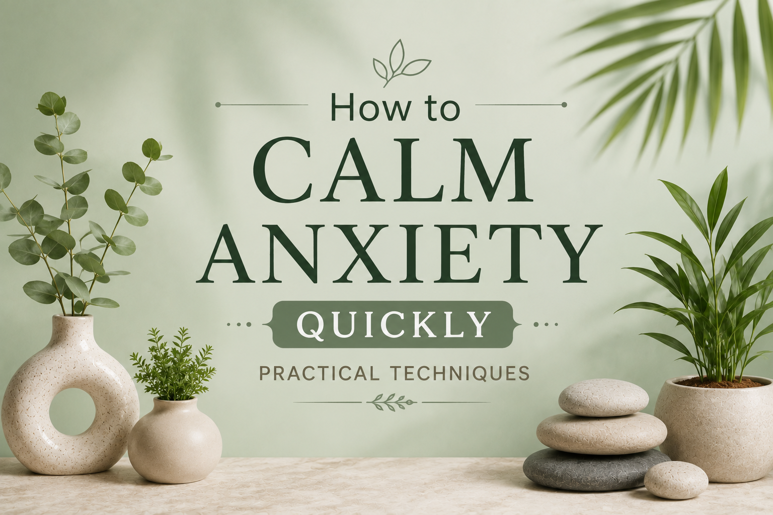 How to Calm Anxiety Quickly: Practical Techniques