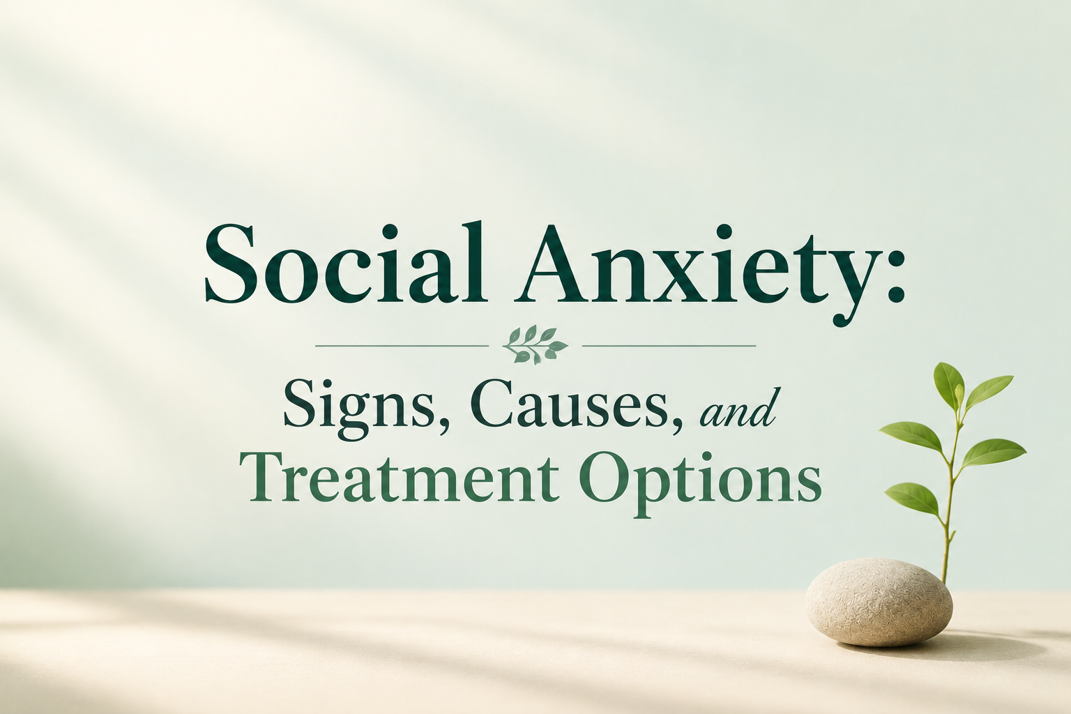 Social Anxiety: Signs, Causes, and Treatment Options