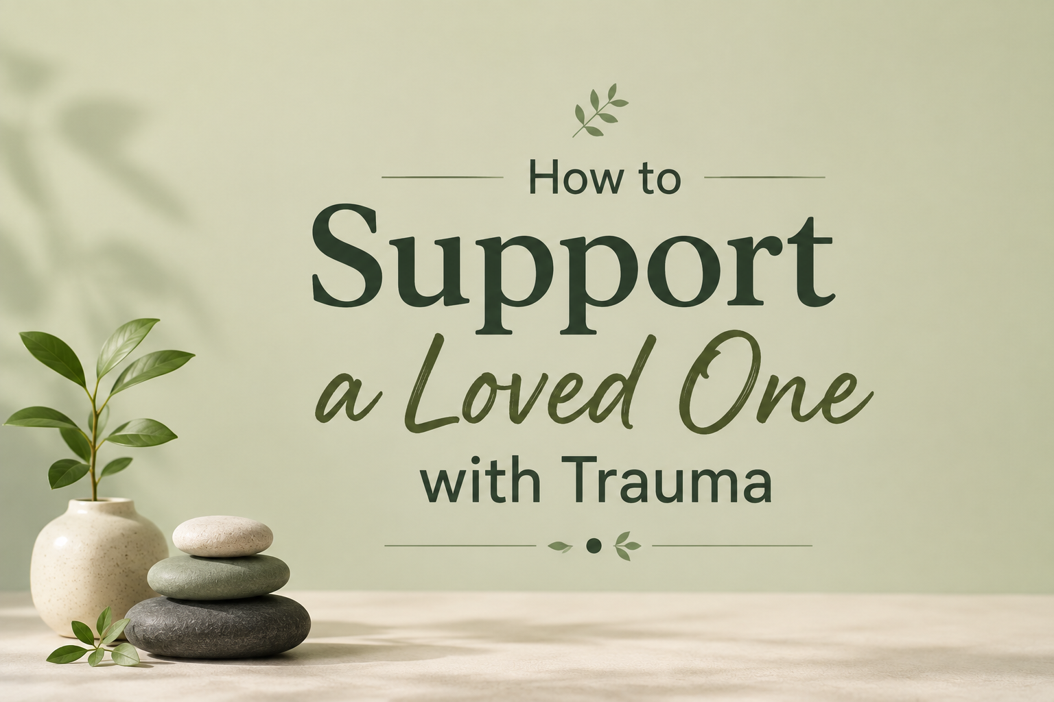 How to Support a Loved One with Trauma
