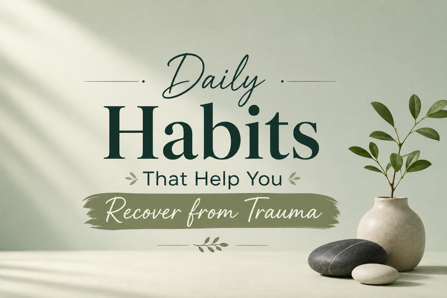 Daily Habits That Help You Recover from Trauma
