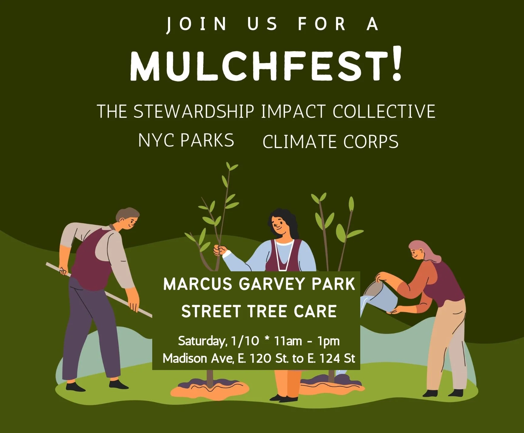 Stewardship Impact Collective joins NYC Parks @ Marcus Garvey Park