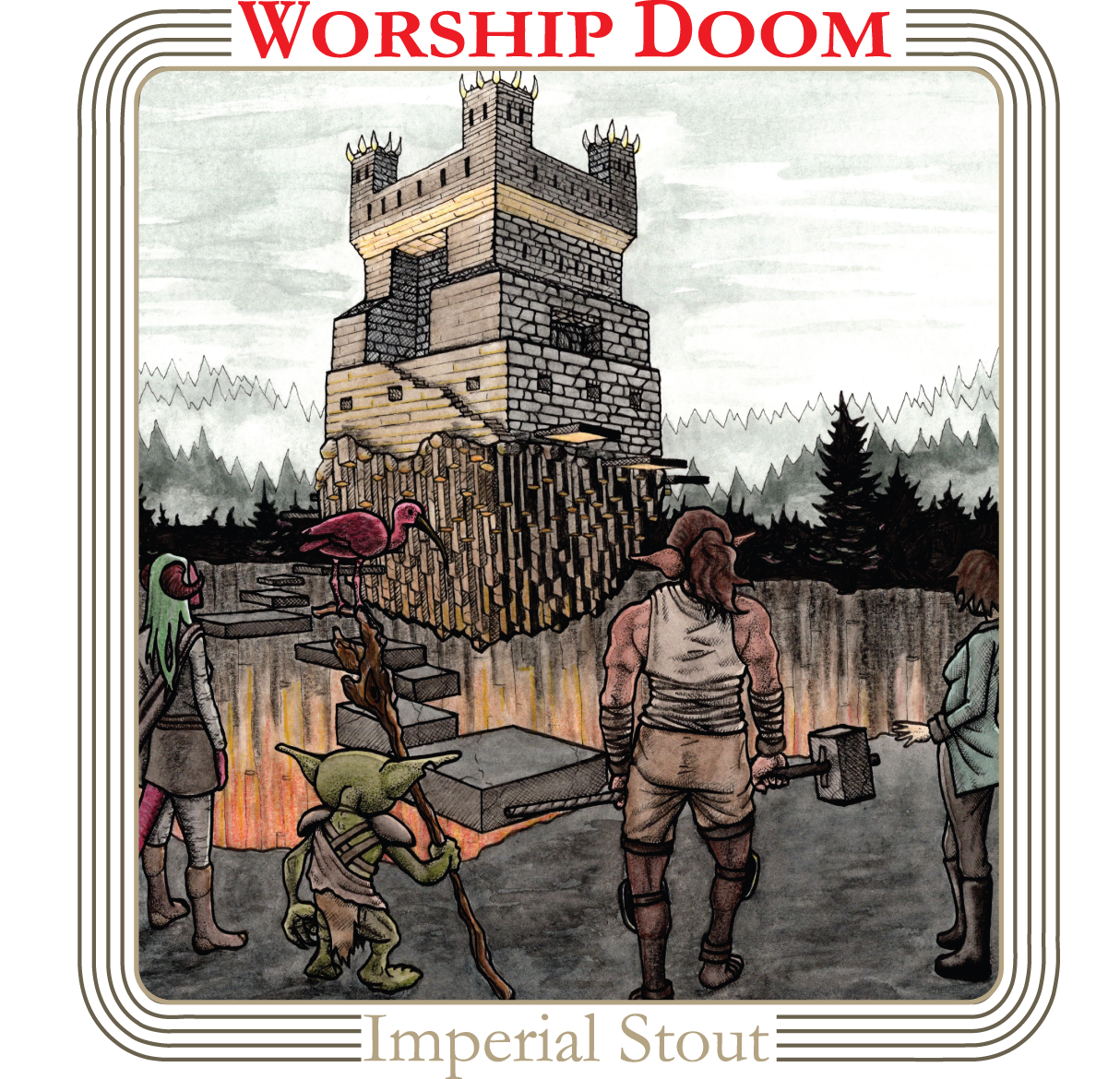 Worship Doom — Four Phantoms Brewing Company