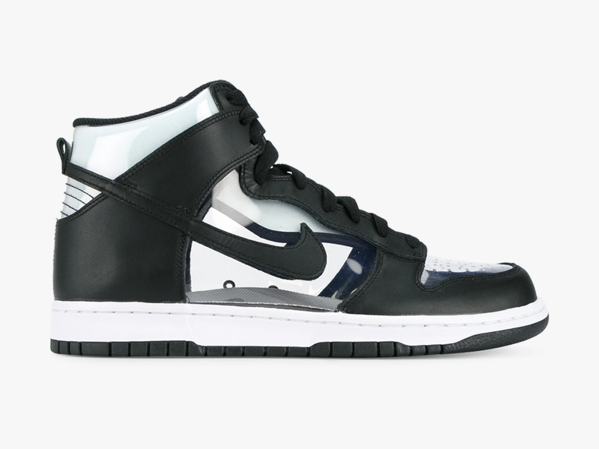  Comme Des Garçons Homme Plus   x NikeLab Dunk Hi Sneakers Source:  Browns  