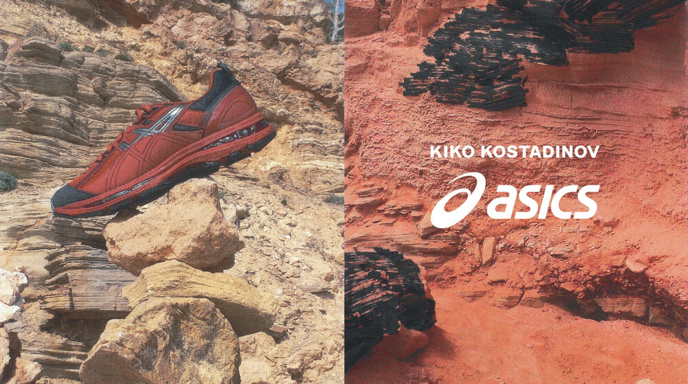  Kiko Kostadinov x ASICS GEL-Burz 2 “Terracotta” Source:  i-D  