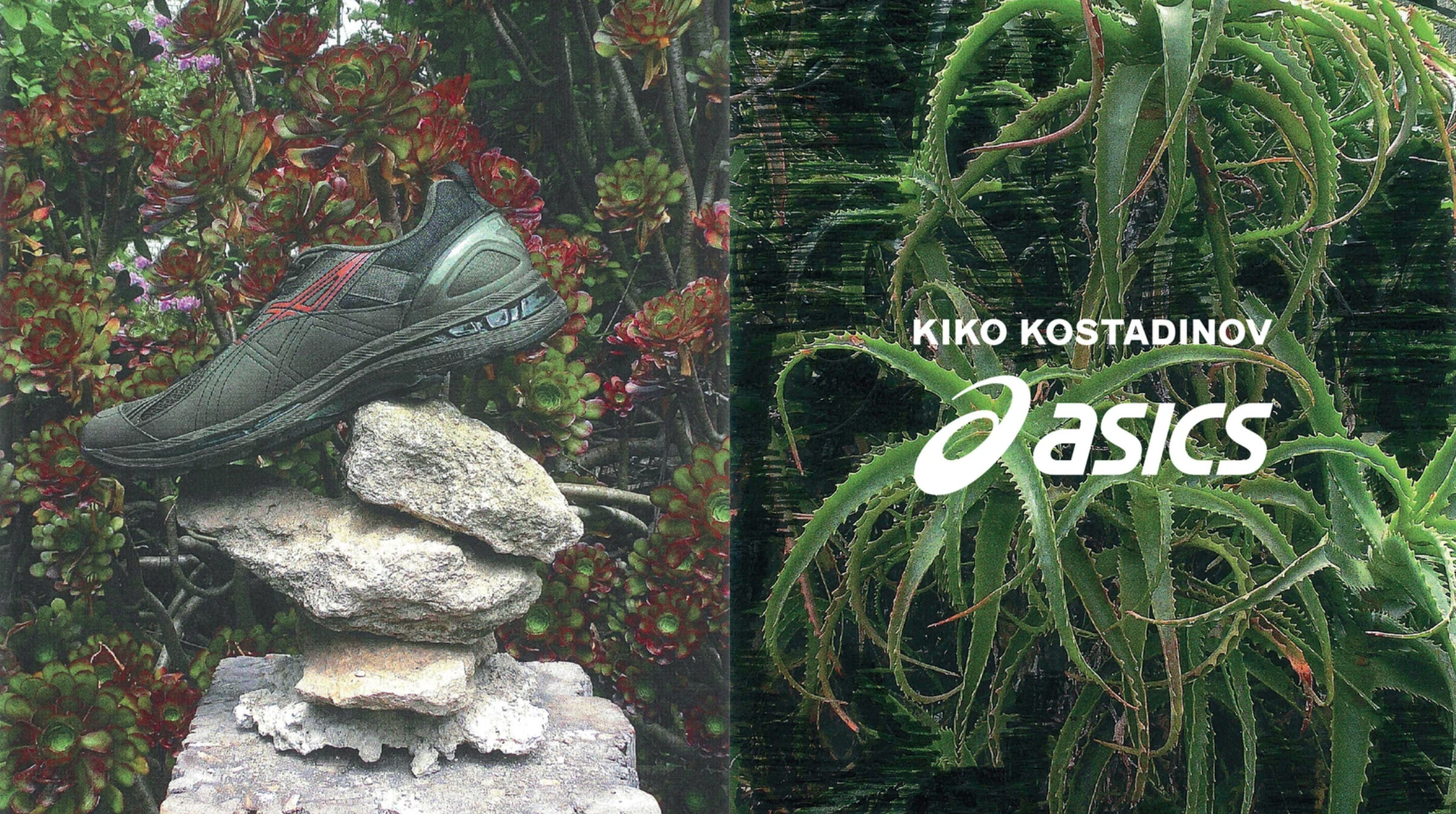  Kiko Kostadinov x ASICS GEL-Burz 2 “Forest” Source:  i-D  