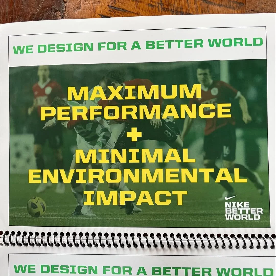  Nike Better World Cookbook. More pages available via @mcsteve (IG).  