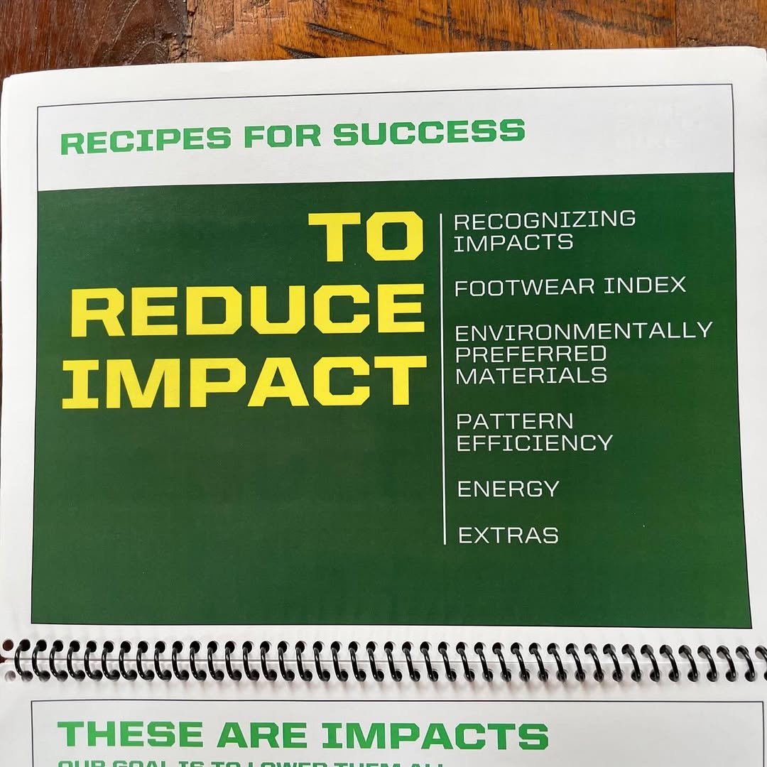  Nike Better World Cookbook. More pages available via @mcsteve (IG).  
