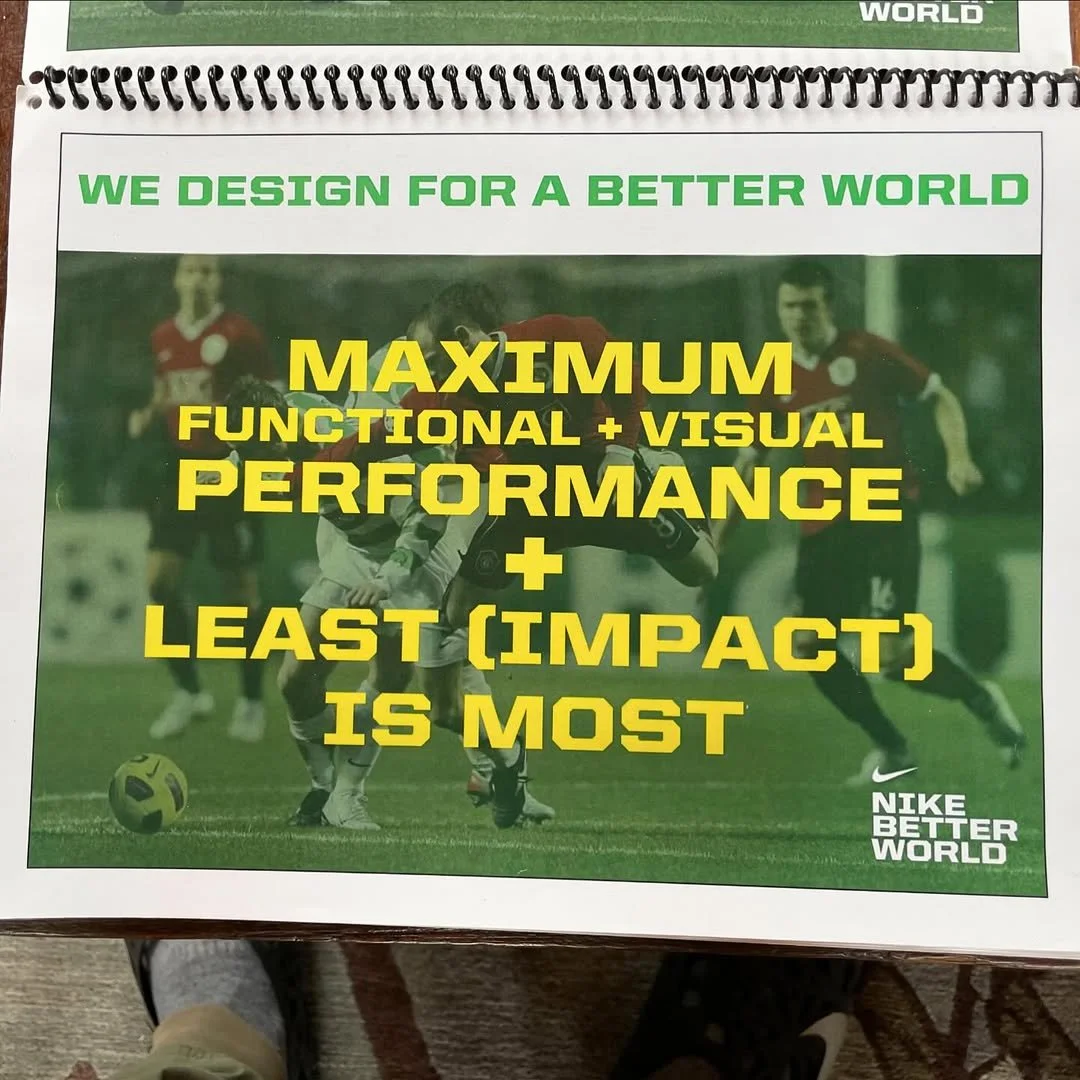  Nike Better World Cookbook. More pages available via @mcsteve (IG).  