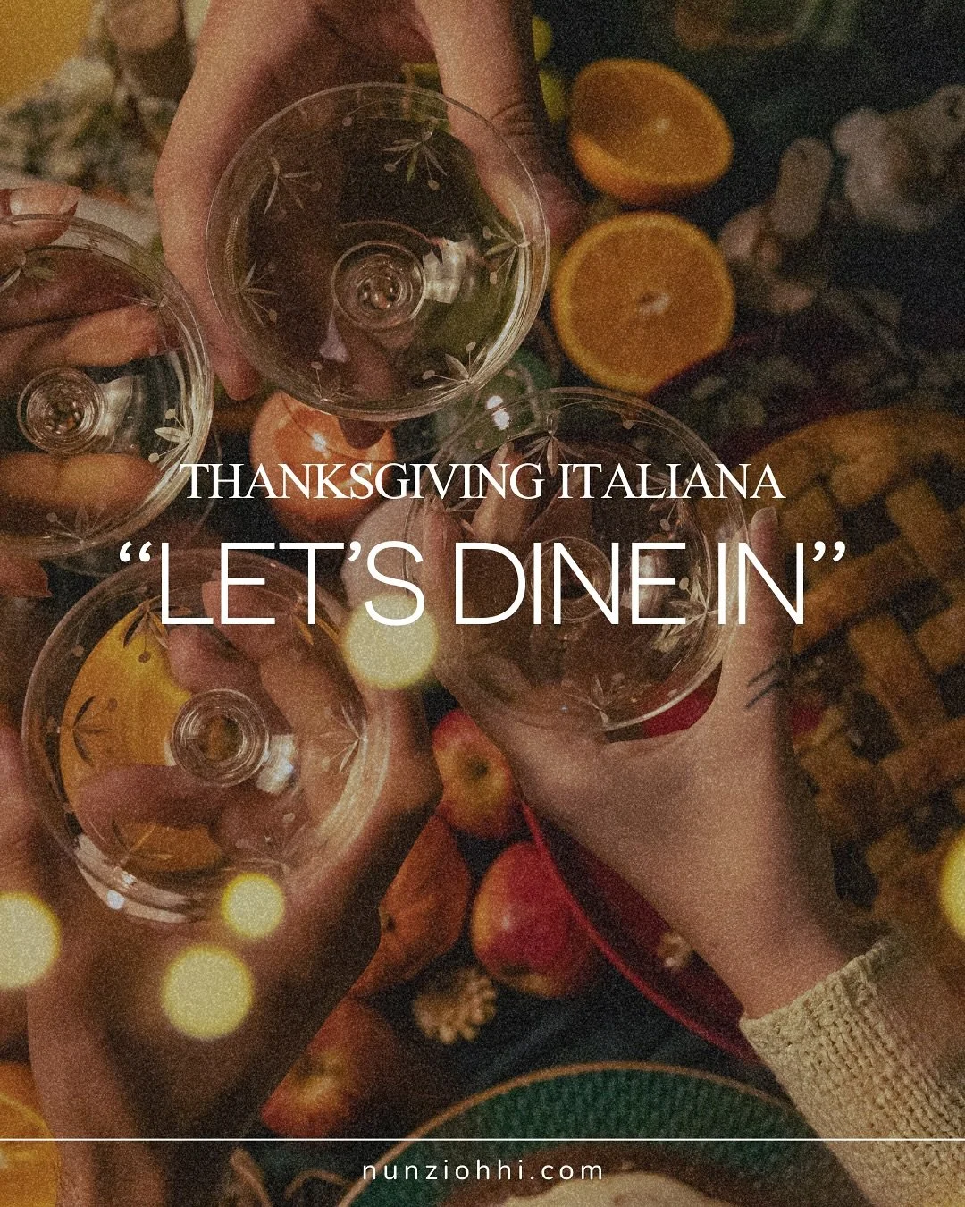 This Thanksgiving, bring a taste of Italy home. 
Chef Nunzio has prepared a handcrafted Italian Family Style Meal... enough to share, laugh, and celebrate around your table.

Choose your package for 2, 4, or 6 guests and let us make your holiday deli