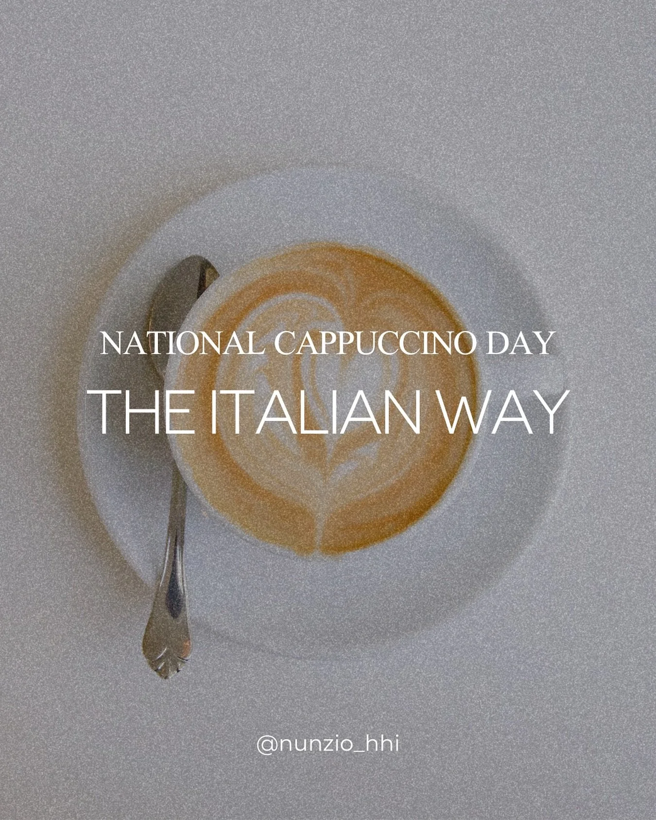 Some days call for a cappuccino. Today just happens to be one of them. 

.
.
.

#nunziohhi #nationalcappuccinoday #italiancoffee #coffeetime #hiltonheadisland #italiandining #simplepleasures #morningritual